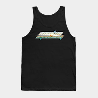 ZOMBIE SQUAD 80s Text Effects 3 Tank Top